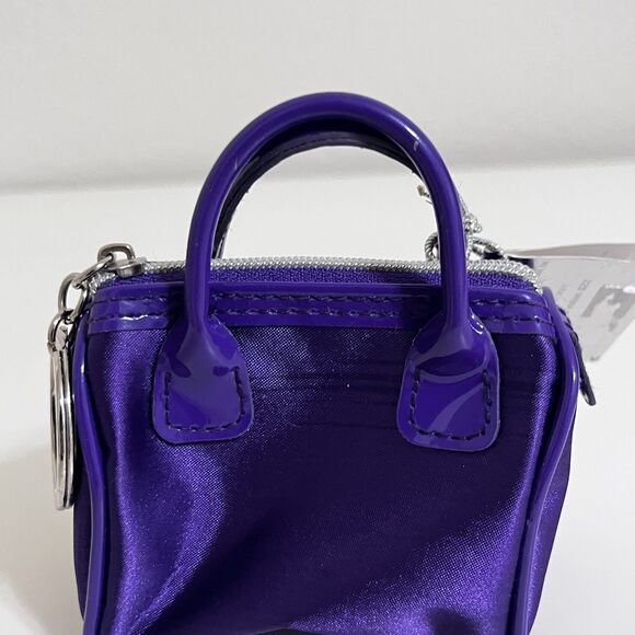 Victoria's Secret Purple Dream ANGEL Mini Purse Bag Keychain - Picture 7 of 15